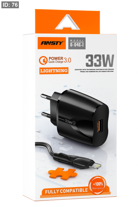Ansty 33 W Lightning شاحن ايفون