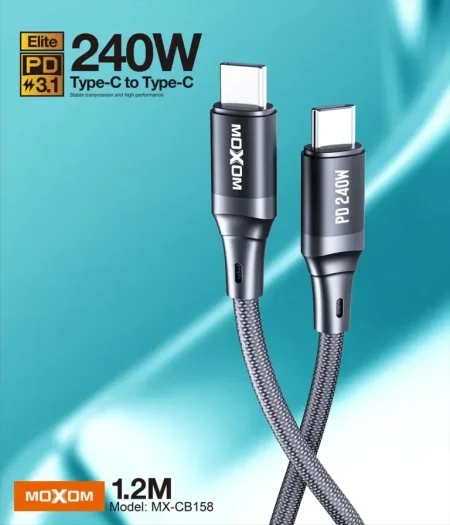 MX-CB158 240W type-C to type-C شاحن